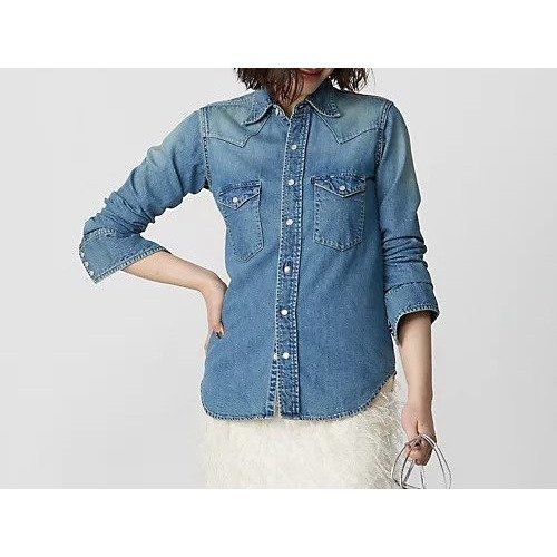 【マディソンブルー/MADISONBLUE】のWESTERN SHIRTS インテリア・キッズ・メンズ・レディースファッション・服の通販 founy(ファニー) https://founy.com/ ファッション Fashion レディースファッション WOMEN トップス・カットソー Tops/Tshirt シャツ/ブラウス Shirts/Blouses ウエスタン Western ダンガリー Dungarees デニム Denim ミックス Mix ヴィンテージ Vintage |ID: prp329100004461032 ipo3291000000031222872