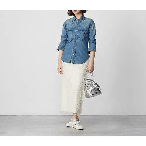 【マディソンブルー/MADISONBLUE】のWESTERN SHIRTS 人気、トレンドファッション・服の通販 founy(ファニー) 　ファッション　Fashion　レディースファッション　WOMEN　トップス・カットソー　Tops/Tshirt　シャツ/ブラウス　Shirts/Blouses　ウエスタン　Western　ダンガリー　Dungarees　デニム　Denim　ミックス　Mix　ヴィンテージ　Vintage　other-2|ID: prp329100004461032 ipo3291000000031240868