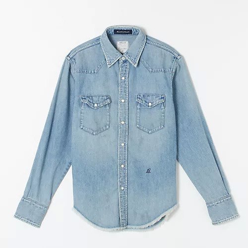 【マディソンブルー/MADISONBLUE】のSHREDDED HEM WESTERN SH DENIM インテリア・キッズ・メンズ・レディースファッション・服の通販 founy(ファニー) https://founy.com/ ファッション Fashion レディースファッション WOMEN チェーン Chain デニム Denim ヴィンテージ Vintage 洗える Washable 羽織 Haori |ID: prp329100004461058 ipo3291000000031223016