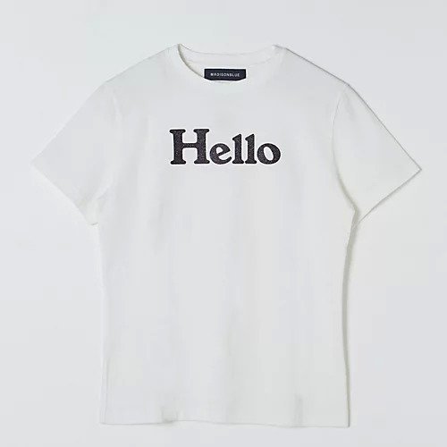 【マディソンブルー/MADISONBLUE】のHELLO TEE PARIS インテリア・キッズ・メンズ・レディースファッション・服の通販 founy(ファニー) https://founy.com/ ファッション Fashion レディースファッション WOMEN インナー Inner グリッター Glitter ジャケット Jacket プリント Print 洗える Washable |ID: prp329100004461065 ipo3291000000031223050