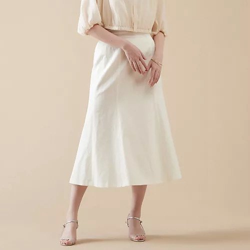 【マルティニーク/martinique】のバックゴムフレアスカート 人気、トレンドファッション・服の通販 founy(ファニー) 　ファッション　Fashion　レディースファッション　Fashion for Women　スカート　Skirts　Aライン・フレアスカート　A-Line & Flared Skirts　バッグ　Bags　おすすめ　Recommended / Our Picks　シンプル　Simple, Minimal　バランス　Balance, Style Balance　フレア　Flare, Flared　リネン　Linen, Linen Fabric　夏　Summer　 other-1|ID: prp329100004461066 ipo3291000000031574705
