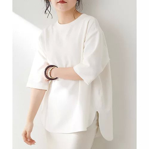 【ウィムガゼット/Whim Gazette】のVガゼットハーフスリーブプルオーバー インテリア・キッズ・メンズ・レディースファッション・服の通販 founy(ファニー) 　ファッション　Fashion　レディースファッション　Fashion for Women　トップス・カットソー　Cut & Sew Tops　カジュアルプルオーバー・ニットトップス　Pullovers & Knit Tops / Casual Pullovers　インナー　Innerwear　クール　Cool, Chic　コンパクト　Compact, Small Size　ジョーゼット　Georgette, Semi-Sheer Fabric　スリーブ　Sleeve, Long Sleeve / Short Sleeve　トレンド　Trend, Trending Now　定番　Standard, Basic Item　人気　Popular, Best Seller　ハーフ　Half, Half-Length　フォルム　Silhouette, Form　ボトム　Bottoms, Lower Wear　半袖　Short Sleeve, Half Sleeve　おすすめ　Recommended / Our Picks　夏　Summer　旅行　Travel　エレガント 上品　Elegant　オフホワイト|ID: prp329100004461081 ipo3291000000031223136
