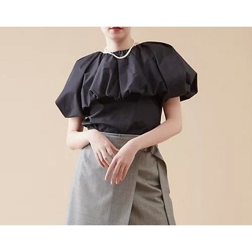 【マルティニーク/martinique】のバルーンショートスリーブ インテリア・キッズ・メンズ・レディースファッション・服の通販 founy(ファニー) https://founy.com/ ファッション Fashion レディースファッション WOMEN おすすめ Recommend カットソー Cut And Sew サテン Satin タイプライター Typewriter バルーン Balloon フロント Front ペンシル Pencil 秋 Autumn/Fall |ID: prp329100004461089 ipo3291000000031223181