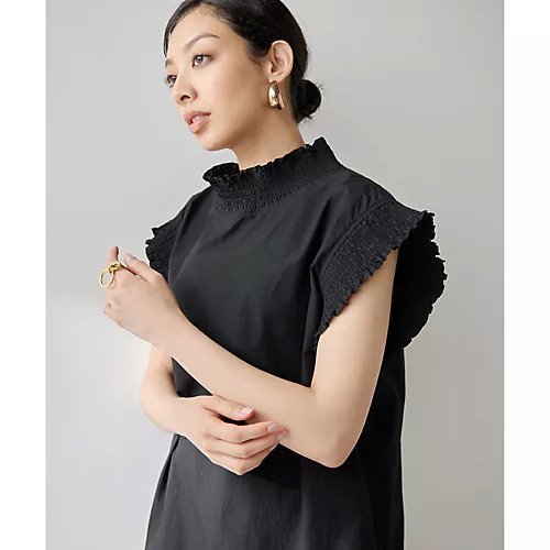 【ウィムガゼット/Whim Gazette】のシャーリングブラウス 人気、トレンドファッション・服の通販 founy(ファニー) 　ファッション　Fashion　レディースファッション　Fashion for Women　トップス・カットソー　Cut & Sew Tops　シャツ・ブラウス・オフィスカジュアル　Elegant Blouses & Button-Ups　オーガニック　Organic Cotton　ギャザー　Gathered, Ruffled　シャーリング　Shirring, Ruched　シンプル　Simple, Minimal　タイプライター　Typewriter Fabric, Crisp Cotton　バランス　Balance, Style Balance　ボトム　Bottoms, Lower Wear　半袖　Short Sleeve, Half Sleeve　モダン　Modern, Contemporary　ランダム　Random, Irregular　ワッシャー　Washer, Crinkled Finish　夏　Summer　2024年　2024　2024春夏・S/S　Spring/Summer 2024 SS24　 other-1|ID: prp329100004461103 ipo3291000000031223269