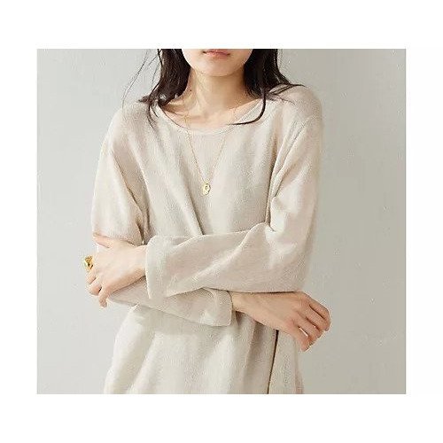 【ウィムガゼット/Whim Gazette】の【WEB限定カラーあり】カラミメッシュプルオーバー インテリア・キッズ・メンズ・レディースファッション・服の通販 founy(ファニー) 　ファッション　Fashion　レディースファッション　Fashion for Women　トップス・カットソー　Cut & Sew Tops　カジュアルプルオーバー・ニットトップス　Pullovers & Knit Tops / Casual Pullovers　2024年　2024　2024春夏・S/S　Spring/Summer 2024 SS24　クール　Cool, Chic　シンプル　Simple, Minimal　フェミニン　Feminine, Girly　メッシュ　Mesh, Net Fabric　リネン　Linen, Linen Fabric　長袖　Long Sleeve, Full Sleeve　ベージュ|ID: prp329100004461105 ipo3291000000031223289