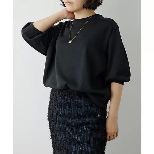 【ウィムガゼット/Whim Gazette】のホールガーメントハーフスリーブプルオーバー 人気、トレンドファッション・服の通販 founy(ファニー) 　ファッション　Fashion　レディースファッション　Fashion for Women　トップス・カットソー　Cut & Sew Tops　カジュアルプルオーバー・ニットトップス　Pullovers & Knit Tops / Casual Pullovers　2024年　2024　2024春夏・S/S　Spring/Summer 2024 SS24　シンプル　Simple, Minimal　スマート　Smart, Elegant　ダブル　Double, Double-Breasted　 other-1|ID: prp329100004461115 ipo3291000000031223343