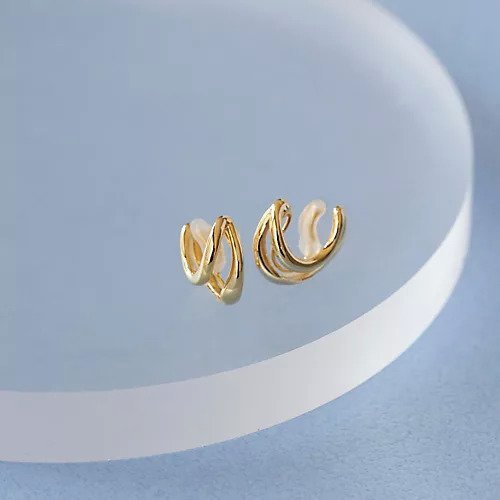 【フィービィー/phoebe】の【金属アレルギー対応】【痛くないシリーズ】ダブルフープライトフィットイヤリング ゴールド 人気、トレンドファッション・服の通販 founy(ファニー) 　ファッション　Fashion　レディースファッション　Fashion for Women　ジュエリー　Jewelry　ファッションリング　Fashion Rings　イヤリング・フープ・ドロップタイプ　Hoop, Drop & Clip Earrings　イヤリング　Earrings　フォルム　Silhouette, Form　フープ　Hoop, Hoop Earrings　軽量　Lightweight, Ultra Light　other-2|ID: prp329100004461118 ipo3291000000034433986