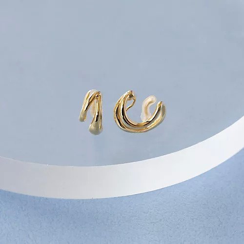 【フィービィー/phoebe】の【金属アレルギー対応】【痛くないシリーズ】ダブルフープライトフィットイヤリング ゴールド 人気、トレンドファッション・服の通販 founy(ファニー) 　ファッション　Fashion　レディースファッション　Fashion for Women　ジュエリー　Jewelry　ファッションリング　Fashion Rings　イヤリング・フープ・ドロップタイプ　Hoop, Drop & Clip Earrings　イヤリング　Earrings　フォルム　Silhouette, Form　フープ　Hoop, Hoop Earrings　軽量　Lightweight, Ultra Light　other-3|ID: prp329100004461118 ipo3291000000034433989