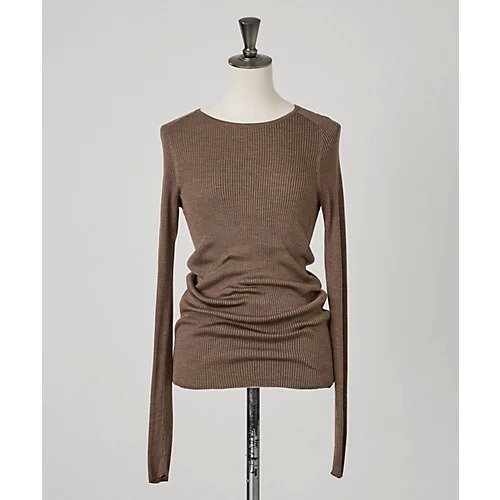 【カオス/Chaos】の18Gシルクリブニット クルーネックプルオーバー インテリア・キッズ・メンズ・レディースファッション・服の通販 founy(ファニー) ファッション Fashion レディースファッション Fashion for Women トップス・カットソー Cut & Sew Tops ニット Knit Tops & Sweaters カジュアルプルオーバー・ニットトップス Pullovers & Knit Tops / Casual Pullovers インナー Innerwear ウォッシャブル Machine Washable ショルダー Shoulder, Shoulder Strap シルク Silk, 100% Silk グレージュ|ID: prp329100004461133 ipo3291000000033822777