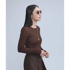 【カオス/Chaos】の18Gシルクリブニット クルーネックプルオーバー ダークブラウン|ID: prp329100004461133 ipo3291000000035913340