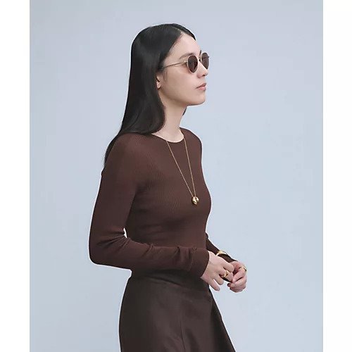 【カオス/Chaos】の18Gシルクリブニット クルーネックプルオーバー インテリア・キッズ・メンズ・レディースファッション・服の通販 founy(ファニー) ファッション Fashion レディースファッション Fashion for Women トップス・カットソー Cut & Sew Tops ニット Knit Tops & Sweaters カジュアルプルオーバー・ニットトップス Pullovers & Knit Tops / Casual Pullovers インナー Innerwear ウォッシャブル Machine Washable ショルダー Shoulder, Shoulder Strap シルク Silk, 100% Silk ダークブラウン|ID: prp329100004461133 ipo3291000000035913340