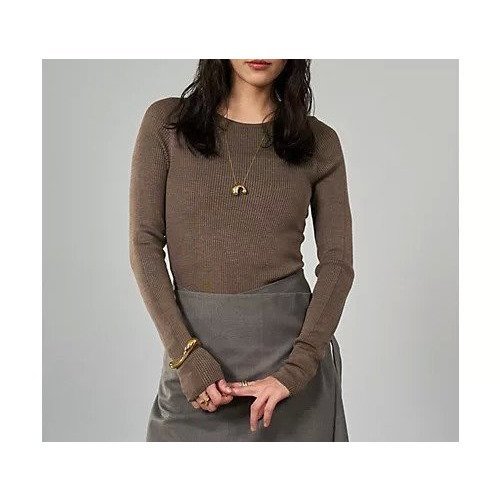 【カオス/Chaos】の18Gシルクリブニット クルーネックプルオーバー インテリア・キッズ・メンズ・レディースファッション・服の通販 founy(ファニー) ファッション Fashion レディースファッション Fashion for Women トップス・カットソー Cut & Sew Tops ニット Knit Tops & Sweaters カジュアルプルオーバー・ニットトップス Pullovers & Knit Tops / Casual Pullovers インナー Innerwear ウォッシャブル Machine Washable ショルダー Shoulder, Shoulder Strap シルク Silk, 100% Silk グレージュ|ID: prp329100004461133 ipo3291000000035913341