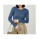 【カオス/Chaos】の18Gシルクリブニット クルーネックプルオーバー ブルー|ID: prp329100004461133 ipo3291000000035913344