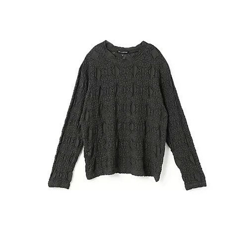 【ミズイロ インド/mizuiro ind】のシアー柄編みクルーネックロングTシャツ インテリア・キッズ・メンズ・レディースファッション・服の通販 founy(ファニー) https://founy.com/ ファッション Fashion レディースファッション WOMEN トップス・カットソー Tops/Tshirt シャツ/ブラウス Shirts/Blouses ロング / Tシャツ T-Shirts おすすめ Recommend インナー Inner カットソー Cut And Sew シアー Sheer ショート Short シンプル Simple ストレッチ Stretch ベーシック Basic |ID: prp329100004461144 ipo3291000000031223512