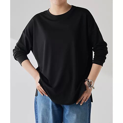 【ウィムガゼット/Whim Gazette】のトリアセテートプルオーバー インテリア・キッズ・メンズ・レディースファッション・服の通販 founy(ファニー) 　ファッション　Fashion　レディースファッション　WOMEN　トップス・カットソー　Tops/Tshirt　プルオーバー　Pullover　2024年　2024　2024春夏・S/S　Ss,Spring/Summer,2024　カットソー　Cut And Sew　スリット　Slit　フロント　Front　エレガント 上品　Elegant　ブラック|ID: prp329100004461146 ipo3291000000031223520