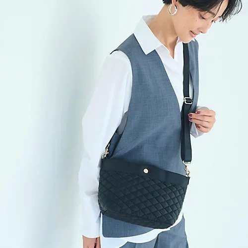 【トプカピ/TOPKAPI】の【Breath TOPKAPI】RIPPLE リプル キルティング ショルダーバッグ 撥水 / 軽量 インテリア・キッズ・メンズ・レディースファッション・服の通販 founy(ファニー) 　ファッション　Fashion　レディースファッション　WOMEN　おすすめ　Recommend　キルティング　Quilting　クール　Cool　トラベル　Travel　バランス　Balance　人気　Popularity　軽量　Lightweight　ブラック|ID: prp329100004461150 ipo3291000000031223557