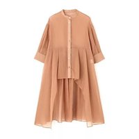 【アドーア/ADORE】のソフトオーガンジーブラウス 人気、トレンドファッション・服の通販 founy(ファニー) ファッション Fashion レディースファッション Fashion for Women トップス・カットソー Cut & Sew Tops シャツ・ブラウス・オフィスカジュアル Elegant Blouses & Button-Ups おすすめ Recommended / Our Picks オレンジ Orange オーガンジー Organza Fabric キュロット Culottes, Wide Shorts スタンダード Standard, Basic ストレート Straight, Straight Cut タイトスカート Pencil Skirt, Tight Skirt フィット Fit, Slim Fit ロング Long, Long-Length 夏 Summer 春 Spring S/S・春夏 SS, Spring/Summer, Warm Season |ID:prp329100004461174