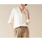 【マルティニーク/martinique】の《定番》サキソニーパールスキッパー 人気、トレンドファッション・服の通販 founy(ファニー) ファッション Fashion レディースファッション Fashion for Women おすすめ Recommended / Our Picks スキッパー Skipper, Open Collar パール Pearl, Pearl Accent ワイド Wide, Wide Fit エレガント 上品 Elegant 定番 Standard, Basic Item A/W・秋冬 Autumn/Winter thumbnail エクリュ|ID: prp329100004461186 ipo3291000000035913914