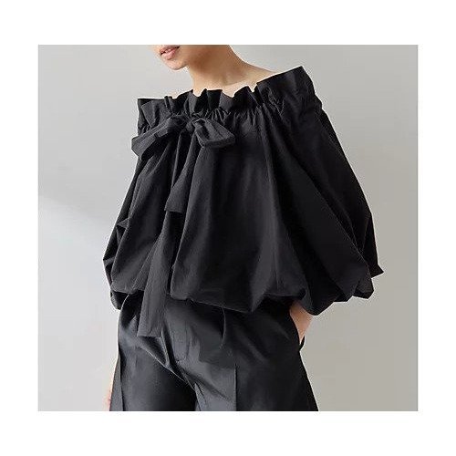 【ウィムガゼット/Whim Gazette】のタイプライターギャザーブラウス インテリア・キッズ・メンズ・レディースファッション・服の通販 founy(ファニー) ファッション Fashion レディースファッション Fashion for Women トップス・カットソー Cut & Sew Tops シャツ・ブラウス・オフィスカジュアル Elegant Blouses & Button-Ups ヴィンテージ Vintage Style カーゴパンツ Cargo Pants, Utility Pants ギャザー Gathered, Ruffled シンプル Simple, Minimal スラックス Slacks, Dress Pants タイプライター Typewriter Fabric, Crisp Cotton ダウン Down, Puffer デニム Denim, Jeans Material フォルム Silhouette, Form フロント Front, Front Design リボン Ribbon, Bow おすすめ Recommended / Our Picks 2024年 2024 2024春夏・S/S Spring/Summer 2024 SS24 ブラック|ID: prp329100004461192 ipo3291000000031223804