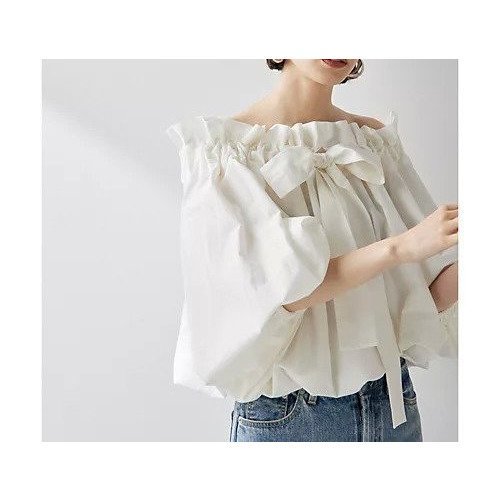 【ウィムガゼット/Whim Gazette】のタイプライターギャザーブラウス インテリア・キッズ・メンズ・レディースファッション・服の通販 founy(ファニー) ファッション Fashion レディースファッション Fashion for Women トップス・カットソー Cut & Sew Tops シャツ・ブラウス・オフィスカジュアル Elegant Blouses & Button-Ups ヴィンテージ Vintage Style カーゴパンツ Cargo Pants, Utility Pants ギャザー Gathered, Ruffled シンプル Simple, Minimal スラックス Slacks, Dress Pants タイプライター Typewriter Fabric, Crisp Cotton ダウン Down, Puffer デニム Denim, Jeans Material フォルム Silhouette, Form フロント Front, Front Design リボン Ribbon, Bow おすすめ Recommended / Our Picks 2024年 2024 2024春夏・S/S Spring/Summer 2024 SS24 オフホワイト|ID: prp329100004461192 ipo3291000000031223806