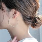 【フィービィー/phoebe】のダブルレイヤードフープイヤリング ゴールド|ID: prp329100004461305 ipo3291000000031224383