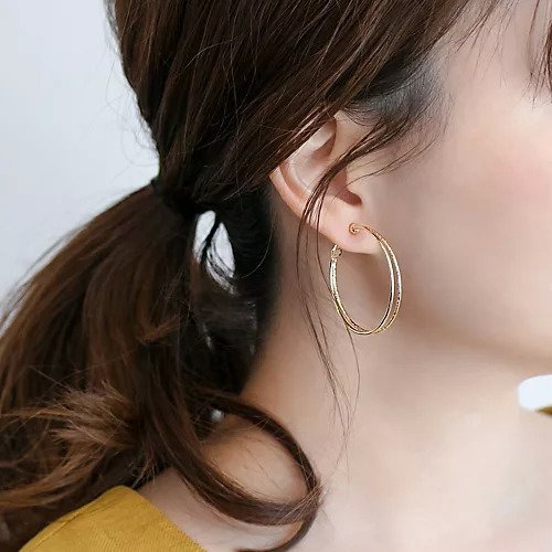 【フィービィー/phoebe】のパラレルフープイヤリング インテリア・キッズ・メンズ・レディースファッション・服の通販 founy(ファニー) https://founy.com/ ファッション Fashion レディースファッション WOMEN ジュエリー Jewelry リング Rings イヤリング Earrings アクセサリー Accessories イヤリング Earrings シルバー Silver テクスチャー Texture フープ Hoop |ID: prp329100004461306 ipo3291000000031224385