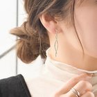 【フィービィー/phoebe】の【金属アレルギー対応】【痛くないシリーズ】スウィングクリスタルループフィットイヤリング シルバー シルバー|ID: prp329100004461312 ipo3291000000031660850