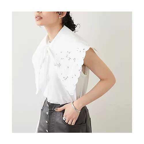 【ウィムガゼット/Whim Gazette】の【PATOU】エンブロカラー 人気、トレンドファッション・服の通販 founy(ファニー) 　ファッション　Fashion　レディースファッション　Fashion for Women　コレクション　Collection, Seasonal Line　スカラップ　Scallop, Scalloped Edge　人気　Popular, Best Seller　バランス　Balance, Style Balance　2022年　2022　2022 春夏 S/S　Spring/Summer 2022 SS22　other-2|ID: prp329100004461379 ipo3291000000031241760
