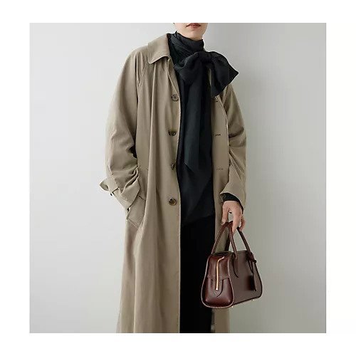 【ウィムガゼット/Whim Gazette】のステンカラ-ロングコート 人気、トレンドファッション・服の通販 founy(ファニー) 　雑誌掲載アイテム　Magazine Items　ファッション雑誌　Fashion Magazines　オッジ　Oggi　ファッション　Fashion　レディースファッション　Ladies' Fashion Online　アウター　Coat Outerwear　コート　Coats　12月号　December Issue　2024年　2024　2024-2025秋冬・A/W　Aw/Autumn/Winter/Fw/Fall/2024-2025　シルク　Silk　タフタ　Taffeta　チェック　Check　フロント　Front　モダン　Modern　ロング　Long　エレガント 上品　Elegant　雑誌　Magazine　 other-1|ID: prp329100004461443 ipo3291000000031550924