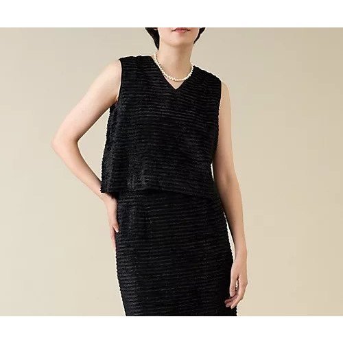 【マルティニーク/martinique】のジャガード2wayプルオーバー(セットアップ可) 人気、トレンドファッション・服の通販 founy(ファニー) 　ファッション　Fashion　レディースファッション　Fashion for Women　トップス・カットソー　Cut & Sew Tops　カジュアルプルオーバー・ニットトップス　Pullovers & Knit Tops / Casual Pullovers　おすすめ　Recommended / Our Picks　シアー　Sheer, See-Through　セットアップ　Set-Up, Coordinated Outfit　ノースリーブ　Sleeveless, No-Sleeve　秋　Autumn　 other-1|ID: prp329100004461446 ipo3291000000035903435