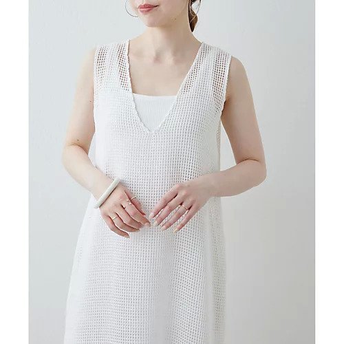 【ウィムガゼット/Whim Gazette】の【Drawing Numbers】メッシュVロングワンピース 人気、トレンドファッション・服の通販 founy(ファニー) 　ファッション　Fashion　レディースファッション　Fashion for Women　ワンピース　Dresses　2024年　2024　2024春夏・S/S　Spring/Summer 2024 SS24　インナー　Innerwear　スクエア　Square, Square Shape　ストレート　Straight, Straight Cut　スリット　Slit, Slit Detail　ノースリーブ　Sleeveless, No-Sleeve　ボトム　Bottoms, Lower Wear　メッシュ　Mesh, Net Fabric　ロング　Long, Long-Length　other-2|ID: prp329100004461449 ipo3291000000031241915