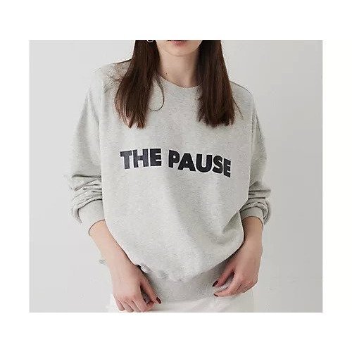 【ウィムガゼット/Whim Gazette】の【THE PAUSE】THE PAUSEスウェット インテリア・キッズ・メンズ・レディースファッション・服の通販 founy(ファニー) 　ファッション　Fashion　レディースファッション　Fashion for Women　トップス・カットソー　Cut & Sew Tops　レディースパーカー・カジュアルフーディー　Casual Hoodies & Sweatshirts　スウェット・クルーネックトップス　Sweatshirts & Crewnecks / Relaxed Fit Sweat Tops　インナー　Innerwear　ヴィンテージ　Vintage Style　グラデーション　Gradient, Ombre　ショルダー　Shoulder, Shoulder Strap　スウェット / スエット　Sweatshirt, Sweatwear　スタンダード　Standard, Basic　ドロップ　Drop Shoulder, Dropped Style　パウダー　Powder, Soft Tone　プリント　Print, Printed Pattern　ワーク　Workwear, Utility Style　ライトグレー|ID: prp329100004461470 ipo3291000000031225182
