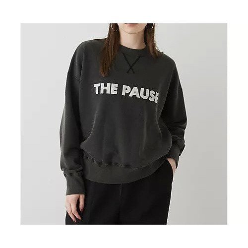 【ウィムガゼット/Whim Gazette】の【THE PAUSE】THE PAUSEスウェット 人気、トレンドファッション・服の通販 founy(ファニー) 　ファッション　Fashion　レディースファッション　Fashion for Women　トップス・カットソー　Cut & Sew Tops　レディースパーカー・カジュアルフーディー　Casual Hoodies & Sweatshirts　スウェット・クルーネックトップス　Sweatshirts & Crewnecks / Relaxed Fit Sweat Tops　インナー　Innerwear　ヴィンテージ　Vintage Style　グラデーション　Gradient, Ombre　ショルダー　Shoulder, Shoulder Strap　スウェット / スエット　Sweatshirt, Sweatwear　スタンダード　Standard, Basic　ドロップ　Drop Shoulder, Dropped Style　パウダー　Powder, Soft Tone　プリント　Print, Printed Pattern　ワーク　Workwear, Utility Style　other-2|ID: prp329100004461470 ipo3291000000031241974
