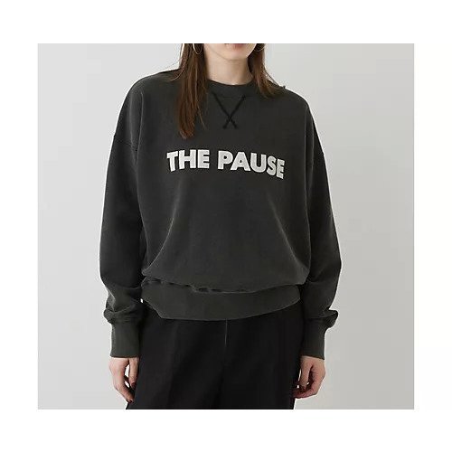 【ウィムガゼット/Whim Gazette】の【THE PAUSE】THE PAUSEスウェット 人気、トレンドファッション・服の通販 founy(ファニー) 　ファッション　Fashion　レディースファッション　Fashion for Women　トップス・カットソー　Cut & Sew Tops　レディースパーカー・カジュアルフーディー　Casual Hoodies & Sweatshirts　スウェット・クルーネックトップス　Sweatshirts & Crewnecks / Relaxed Fit Sweat Tops　インナー　Innerwear　ヴィンテージ　Vintage Style　グラデーション　Gradient, Ombre　ショルダー　Shoulder, Shoulder Strap　スウェット / スエット　Sweatshirt, Sweatwear　スタンダード　Standard, Basic　ドロップ　Drop Shoulder, Dropped Style　パウダー　Powder, Soft Tone　プリント　Print, Printed Pattern　ワーク　Workwear, Utility Style　other-3|ID: prp329100004461470 ipo3291000000031241976
