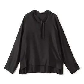 【ブラミンク/BLAMINK】 シルク インティメイト ブラウス人気、トレンドファッション・服の通販 founy(ファニー) ファッション Fashion レディースファッション Fashion for Women トップス・カットソー Cut & Sew Tops シャツ・ブラウス・オフィスカジュアル Elegant Blouses & Button-Ups シルク Silk, 100% Silk デニム Denim, Jeans Material リボン Ribbon, Bow 洗える Machine Washable |ID:prp329100004461495