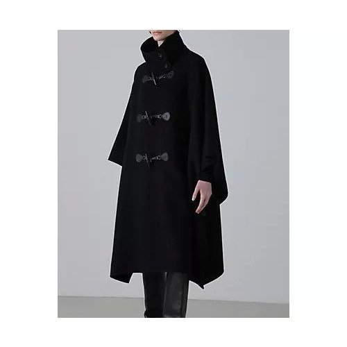 【アドーア/ADORE】のソリッドウールリバーコート インテリア・キッズ・メンズ・レディースファッション・服の通販 founy(ファニー) 　ファッション　Fashion　レディースファッション　WOMEN　アウター　Coat Outerwear　コート　Coats　おすすめ　Recommend　スタンダード　Standard　ダッフルコート　Duffel Coat　ダブル　Double　ハイネック　High Neck　フィット　Fit　リバーシブル　Reversible　リラックス　Relax　ルーズ　Loose　A/W・秋冬　Aw・Autumn/Winter・Fw・Fall-Winter　ブラック|ID: prp329100004461504 ipo3291000000031225370