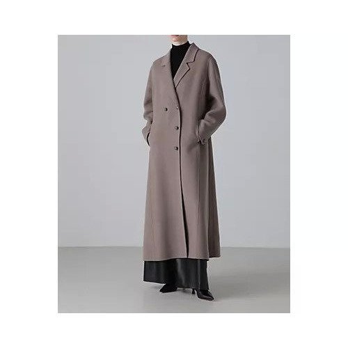 【アドーア/ADORE】のソリッドウールリバーロングコート インテリア・キッズ・メンズ・レディースファッション・服の通販 founy(ファニー) 　ファッション　Fashion　レディースファッション　WOMEN　アウター　Coat Outerwear　コート　Coats　おすすめ　Recommend　コンシャス　Conscious　スタンダード　Standard　ダブル　Double　チェスターコート　Chester Coat　パール　Pearl　フィット　Fit　リバーシブル　Reversible　A/W・秋冬　Aw・Autumn/Winter・Fw・Fall-Winter　トープ|ID: prp329100004461506 ipo3291000000031225380