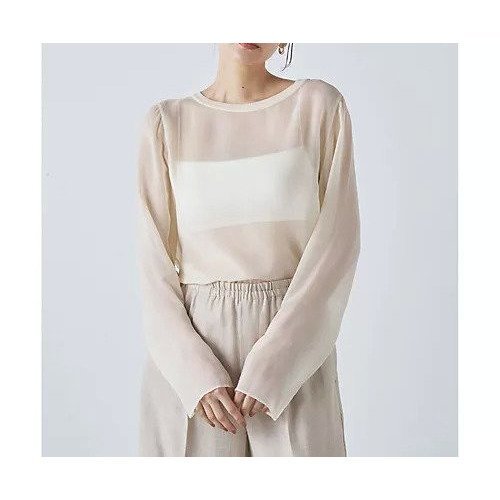 【ウィムガゼット/Whim Gazette】の【Drawing Numbers】キュプラシースルーブラウス 人気、トレンドファッション・服の通販 founy(ファニー) 　ファッション　Fashion　レディースファッション　Fashion for Women　トップス・カットソー　Cut & Sew Tops　シャツ・ブラウス・オフィスカジュアル　Elegant Blouses & Button-Ups　インナー　Innerwear　キャミ　Camisole, Cami Top　シルク　Silk, 100% Silk　シンプル　Simple, Minimal　ジャケット　Jacket, Outerwear　ハイネック　High Neck, Mock Neck　人気　Popular, Best Seller　夏　Summer　定番　Standard, Basic Item　春　Spring　S/S・春夏　SS, Spring/Summer, Warm Season　A/W・秋冬　Autumn/Winter　other-3|ID: prp329100004461508 ipo3291000000031242057
