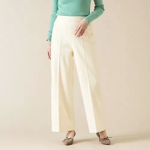 【マルティニーク/martinique】のウールジャージ―ワイドパンツ インテリア・キッズ・メンズ・レディースファッション・服の通販 founy(ファニー) ファッション Fashion レディースファッション Fashion for Women パンツ Pants & Trousers おすすめ Recommended / Our Picks バランス Balance, Style Balance ベーシック Basic, Essential ワイド Wide, Wide Fit 無地 Plain, Solid Color オフホワイト|ID: prp329100004461539 ipo3291000000031225563