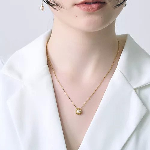 【フィービィー/phoebe】の【金属アレルギー対応】ニュアンスワントップパールネックレス/サージカルステンレス インテリア・キッズ・メンズ・レディースファッション・服の通販 founy(ファニー) https://founy.com/ ファッション Fashion レディースファッション WOMEN ジュエリー Jewelry ネックレス Necklaces おすすめ Recommend チェーン Chain デコルテ Decolletage ネックレス Necklace パール Pearl メタル Metal |ID: prp329100004461545 ipo3291000000031225597