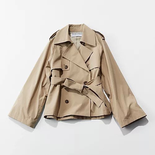 【三尋木奈保/Naho Mihirogi】の【Marisol別注】ショートトレンチコート 人気、トレンドファッション・服の通販 founy(ファニー) 　ファッション　Fashion　レディースファッション　WOMEN　アウター　Coat Outerwear　コート　Coats　トレンチコート　Trench Coats　秋　Autumn/Fall　コラボ　Collaboration　コンパクト　Compact　ショート　Short　スペシャル　Special　ツイル　Twill　デニム　Denim　トレンチ　Trench　トレンド　Trend　別注　Special Order　モダン　Modern　other-3|ID: prp329100004461548 ipo3291000000031242166