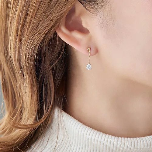 【フィービィー/phoebe】の【 K10 】ドロップビジューイヤリング 人気、トレンドファッション・服の通販 founy(ファニー) 　ファッション　Fashion　レディースファッション　WOMEN　ジュエリー　Jewelry　リング　Rings　イヤリング　Earrings　アクセサリー　Accessories　イヤリング　Earrings　シンプル　Simple　ジュエリー　Jewelry　ジュエル　Jewel　ドロップ　Drop　ビジュー　Bijou　ボックス　Box　おすすめ　Recommend　other-2|ID: prp329100004461561 ipo3291000000031242199
