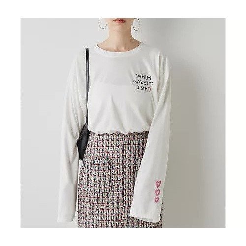 【ウィムガゼット/Whim Gazette】の【15th 】【Tribu-to】Long Sleeve Tシャツ 人気、トレンドファッション・服の通販 founy(ファニー) 　ファッション　Fashion　レディースファッション　Fashion for Women　トップス・カットソー　Cut & Sew Tops　シャツ・ブラウス・オフィスカジュアル　Elegant Blouses & Button-Ups　ロングTシャツ・Tシャツ　Longline T-Shirts & Tees　インド　Indian Textile　コレクション　Collection, Seasonal Line　スペシャル　Special, Limited Edition　別注　Limited Edition, Custom Order　2024年　2024　2024-2025秋冬・A/W　Autumn/Winter 2024–25 AW24–25　other-2|ID: prp329100004461574 ipo3291000000031242235