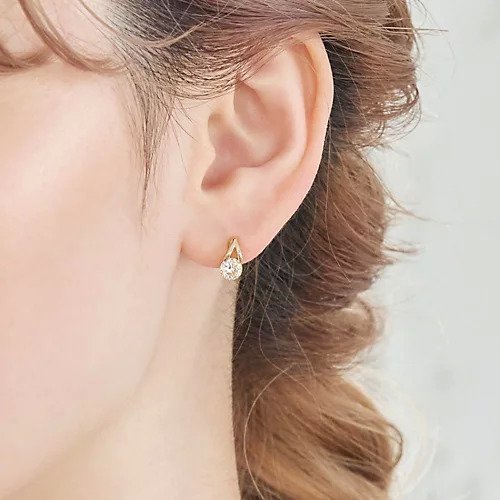 【フィービィー/phoebe】の【金属アレルギー対応】【痛くないシリーズ】ルーセントビジューライトフィットイヤリング ローズゴールド 人気、トレンドファッション・服の通販 founy(ファニー) 　ファッション　Fashion　レディースファッション　WOMEN　ジュエリー　Jewelry　リング　Rings　イヤリング　Earrings　イヤリング　Earrings　ダイヤモンド　Diamond　ビジュー　Bijou　ベーシック　Basic　メタル　Metal　ローズ　Rose　エレガント 上品　Elegant　軽量　Lightweight　other-2|ID: prp329100004461639 ipo3291000000031242397