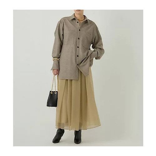 【カオス/Chaos】のバランCPO シャツ インテリア・キッズ・メンズ・レディースファッション・服の通販 founy(ファニー) 　ファッション　Fashion　レディースファッション　WOMEN　トップス・カットソー　Tops/Tshirt　シャツ/ブラウス　Shirts/Blouses　冬　Winter　ストレッチ　Stretch　セットアップ　Set Up　タートル　Turtle　A/W・秋冬　Aw・Autumn/Winter・Fw・Fall-Winter　羽織　Haori　サンド|ID: prp329100004461647 ipo3291000000031226201