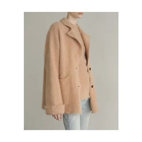 【クラネ/CLANE】のANGOLA TAILORED KNIT JACKET 人気、トレンドファッション・服の通販 founy(ファニー) 　ファッション　Fashion　レディースファッション　WOMEN　アウター　Coat Outerwear　ジャケット　Jackets　トップス・カットソー　Tops/Tshirt　ニット　Knit Tops　2024年　2024　2024-2025秋冬・A/W　Aw/Autumn/Winter/Fw/Fall/2024-2025　おすすめ　Recommend　アンゴラ　Angola　インナー　Inner　エアリー　Airy　other-3|ID: prp329100004461655 ipo3291000000031242440
