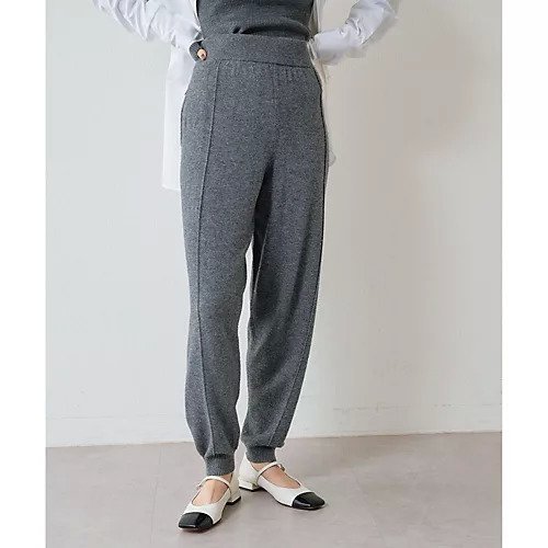 【ウィムガゼット/Whim Gazette】の【15th Anniversary】カシミヤ混ニットパンツ インテリア・キッズ・メンズ・レディースファッション・服の通販 founy(ファニー) 　ファッション　Fashion　レディースファッション　WOMEN　パンツ　Pants　カシミヤ　Cashmere　ジャケット　Jacket　スタイリッシュ　Stylish　セットアップ　Set Up　リラックス　Relax　おすすめ　Recommend　2024年　2024　旅行　Travel　2024-2025秋冬・A/W　Aw/Autumn/Winter/Fw/Fall/2024-2025　グレー|ID: prp329100004461680 ipo3291000000031226350