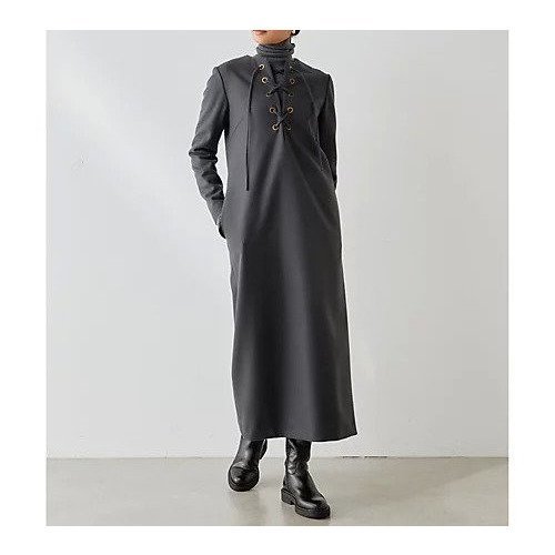 【ウィムガゼット/Whim Gazette】のレースアップワンピース 人気、トレンドファッション・服の通販 founy(ファニー) 　ファッション　Fashion　レディースファッション　Fashion for Women　ワンピース　Dresses　2024年　2024　2024-2025秋冬・A/W　Autumn/Winter 2024–25 AW24–25　インナー　Innerwear　スタイリッシュ　Stylish, Fashionable　タートルネック　Turtleneck, High Neck　メルトン　Melton, Heavy Wool　モダン　Modern, Contemporary　レース　Lace, Lace Fabric　ロング　Long, Long-Length　エレガント 上品　Elegant　other-3|ID: prp329100004461682 ipo3291000000031242500