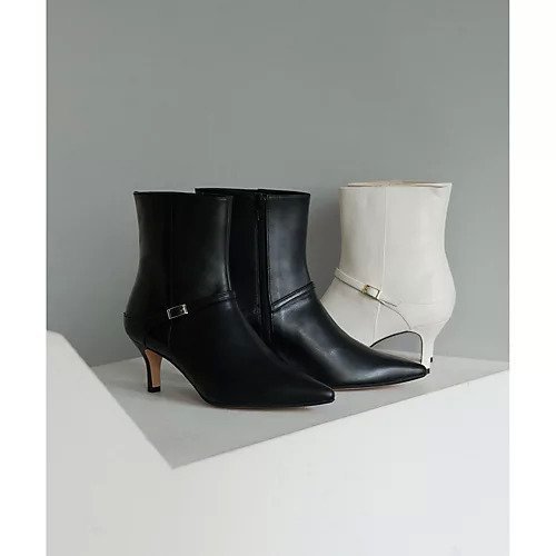 【ウィムガゼット/Whim Gazette】の【2.718】ベルトショートブーツ インテリア・キッズ・メンズ・レディースファッション・服の通販 founy(ファニー) 　ファッション　Fashion　レディースファッション　Fashion for Women　ベルト&ウエストマーク　Belts & Waist Accessories　2024年　2024　2024-2025秋冬・A/W　Autumn/Winter 2024–25 AW24–25　エレガント 上品　Elegant　サイドジップ　Side Zip, Side Zipper　ショート　Short, Short Length　シルバー　Silver, Metallic Silver　定番　Standard, Basic Item　ブラック|ID: prp329100004461745 ipo3291000000031226720