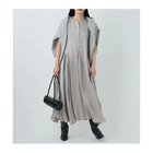【カオス/Chaos】のサンディングシルクワンピース グレージュ|ID:prp329100004461769